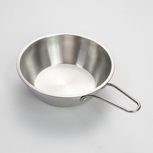 Ciotola Monouso in Acciaio Inox 304 Lucidato, Stile Coreano Dorato, per Kimchi, Zuppa, Riso, Insalata, Noodle e <span class=keywords><strong>Vino</strong></span>, con Manico - Product Image 4