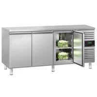 Mostrador Refrigerado Gastro GGM ECO - 1795x700mm - con 3 puertas