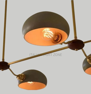 Lustre design moderne du milieu du siècle en laiton, luminaire suspendu pour salle à manger, élégant luminaire pour la maison - Product Image 3