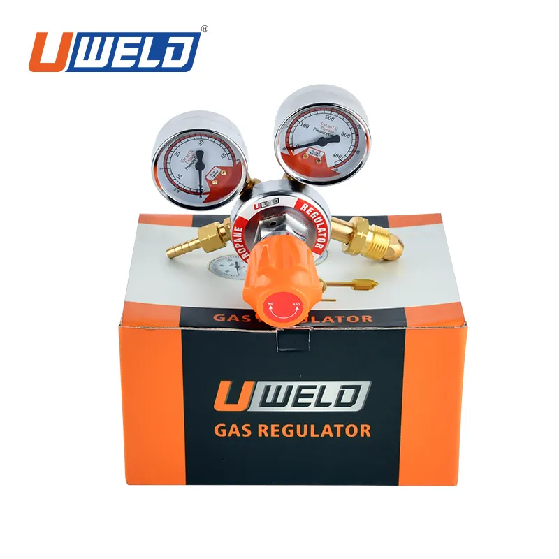 Bộ Điều Chỉnh Áp Suất Khí UWELD Propane Bộ Điều Chỉnh Khí Lpg Bộ Điều Chỉnh Áp Suất Khí Với Hai Đồng Hồ Đo Hai Giai Đoạn