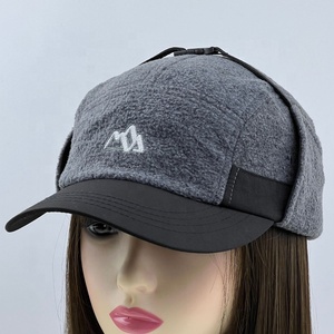 <strong>Winter</strong> 5 Panel Baseball Cap &amp; <strong>Earflap</strong> <strong>Hat</strong> 3D Embroidery 100% Cotton Unisex Performance Ski Travel Outdoor Sports Fishing - Product Image 6