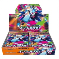 Boîte de présentation Pokémon Inferno X japonaise M2 avec cartes à thème Charizard, incluant des cartes holographiques et des cartes artisanales rares