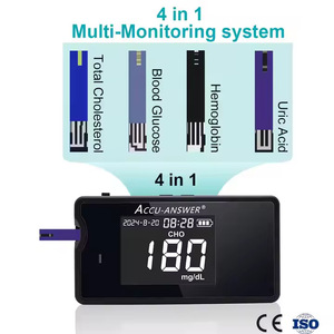 Monitor <span class=keywords><strong>de</strong></span> Lípidos en Sangre Profesional 4 en 1, <span class=keywords><strong>Medidor</strong></span> <span class=keywords><strong>de</strong></span> <span class=keywords><strong>Colesterol</strong></span> Portátil, Sistema <span class=keywords><strong>de</strong></span> Monitoreo <span class=keywords><strong>de</strong></span> TC, HDL, TG y LDL para Uso Doméstico y Hospitalario - Product Image 4