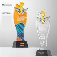 Médailles en verre cristal gravées personnalisées écologiques pour événements sportifs scolaires, trophées et plaques sur mesure pour événements promotionnels