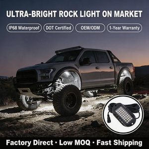 Kit d'éclairage RGBW étanche IP68 avec 57 LED haute puissance, système d'éclairage dynamique clignotant sous le véhicule, 12V, pour camions, jeeps, UTV, ATV, éclairage de type pod - Product Image 6
