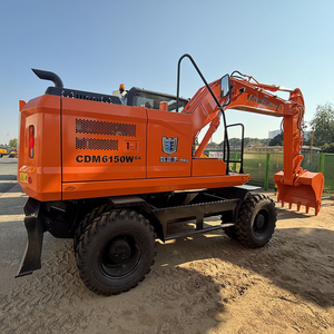 Nouvelle pelle sur pneus LonKing CMD6150W de 6 tonnes, machine industrielle haute performance avec pompe hydraulique pour vidéo de démonstration - Product Image 6