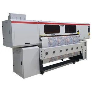 Sistema de toma de tensión automática, 8 cabezales I3200A1, 1900m, impresora textil de sublimación de tinte Directo/calentador, máquinas de impresión de gran formato