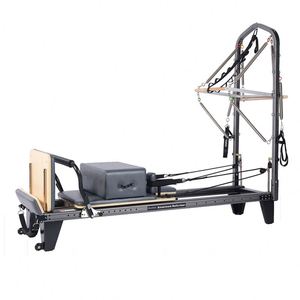 Precio de entrega de fábrica Ejercicio Pilates Culturismo Ejercicio Yoga Fitness Torre de aleación de aluminio negro Medio trapecio Culturismo - Product Image 1