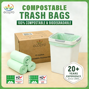 Bolsas <span class=keywords><strong>de</strong></span> <span class=keywords><strong>Basura</strong></span> Biodegradables y Compostables OK Compost TUV HOME/Industrial para la Recolección <span class=keywords><strong>de</strong></span> Residuos <span class=keywords><strong>de</strong></span> Cocina - Product Image 1