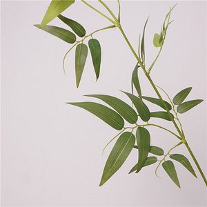 Feuilles de bambou artificielles miniatures pour décoration <span class=keywords><strong>Zen</strong></span>, idéales pour la maison, les gîtes, les expositions, et la vente en gros de bambou Guanyin - Product Image 2