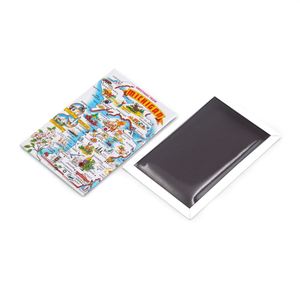 Imán Personalizado para Refrigerador, Recuerdo Turístico de Estados Unidos, Michigan, Rhode Island, Alabama - Product Image 5