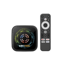TV Box Octa Core de Alta Calidad HK1 Rbox H8X Allwinner H728 Android 14 4G RAM 32G 64G ROM WiFi 6 BT5 1000M Puerto LAN Set Top Box