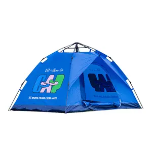 Настраиваемая палатка OEM на 2-4 человека, двухдверная, ветрозащитная, разных цветов, горная палатка, для кемпинга на открытом воздухе