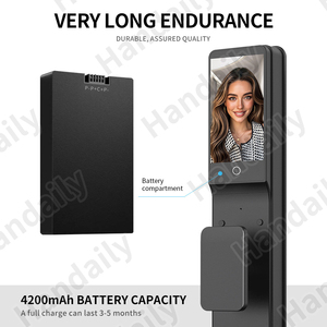 Han Daily Water Proof Palm Vene Video <span class=keywords><strong>Intercom</strong></span> Smart Lock 3D-Gesichtserkennung Tuya Lock-Türschloss mit Anti-Peeking-Passwort - Product Image 3