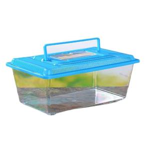 Petit aquarium moderne en plastique durable pour poissons rouges et tortues, design respirant, transparent, capacité de 1L, utilisation intérieure/extérieure - Product Image 6