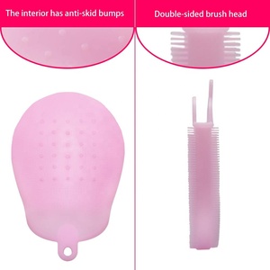 Spazzole da <span class=keywords><strong>bagno</strong></span> personalizzate in <span class=keywords><strong>Silicone</strong></span> morbido per bambini spugne e scrubber per il massaggio del corpo morbido e delicato lavaggio del <span class=keywords><strong>bagno</strong></span> - Product Image 6