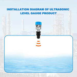 Capteur de niveau ultrasonique pour piscine industrielle, IP68, précision 0,5 %, sortie 4-20 mA RS485, fonction d'alarme, matériau PTFE, 0-60 m - Product Image 5