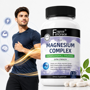 Capsules de complexe de magnésium OEM Shecome pour favoriser une routine nocturne saine, complément de magnésium complexe, 120 capsules - Product Image 1