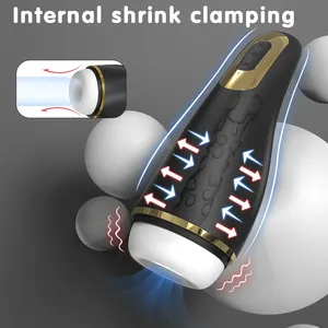 BANSEY Automatic Clamping Masturbator Cup for Men 9 Vibration 5 Vacuum Suction Modes TPE Auto Adjusting <b>Male</b> Climax Stroker - Product Image 5
