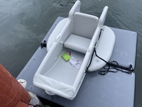 Kart gonflable de jeu d'été Bateau de navigation DWF pliable Surf Bateau unique