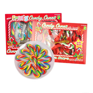 Venta al por mayor personalizado colorido Navidad 4G Mini dulce menta bastones de caramelo sabor a fruta caramelo duro en caja de regalo de embalaje - Product Image 3