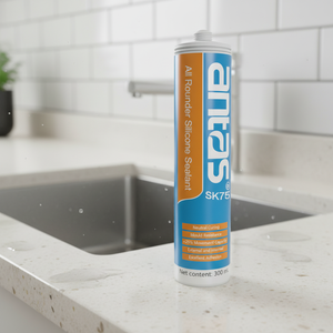 Sigillante Siliconico Antas per <span class=keywords><strong>Cucina</strong></span> e Bagno, 100% Impermeabile, Forte Adesione, Disponibile in Vari Colori, OEM - Product Image 3
