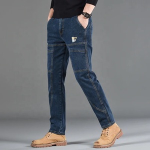 <span class=keywords><strong>Vaqueros</strong></span> con estampado <span class=keywords><strong>de</strong></span> moda y seis bolsillos, estilo <span class=keywords><strong>de</strong></span> <span class=keywords><strong>corte</strong></span> recto pequeño, ropa informal y cómoda para <span class=keywords><strong>hombre</strong></span> - Product Image 3