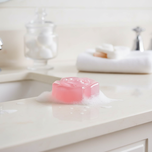 Savon blanchissant à la rose rose KORMESIC, marque privée OEM, 100g, savon de bain naturel, mousse riche, nettoyage doux, éclaircissant - Product Image 6