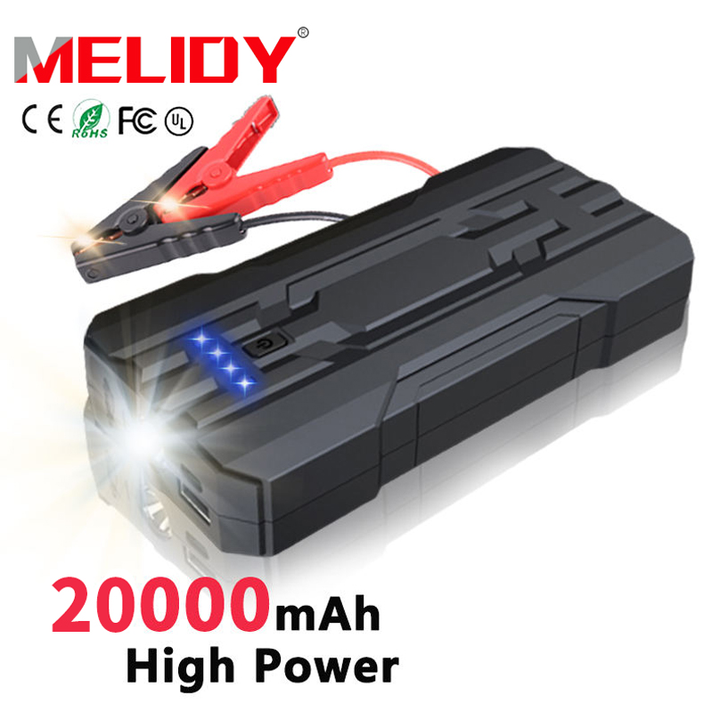 Portable Car Jump Starter Capacitor Powerbank And Tyre Compressor With