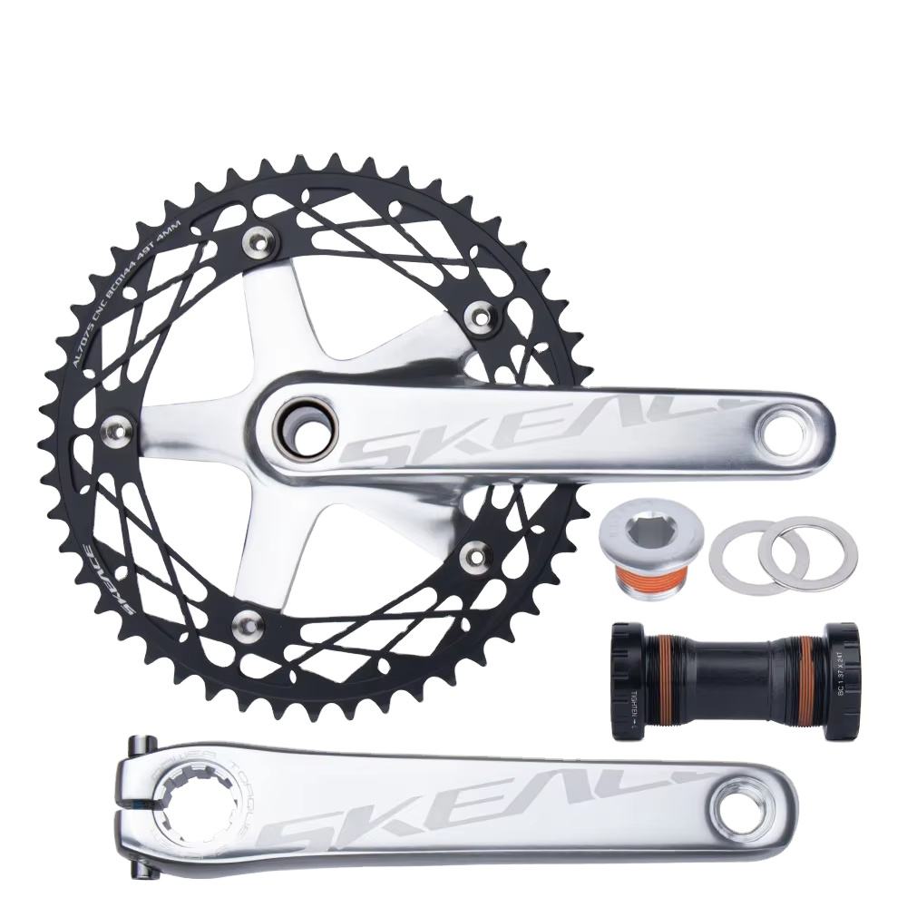 Aluminum Alloy 48T/49T Crankset for Fixie Bike 165mm BCD 144mm, OEM