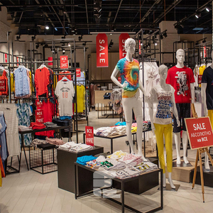 Espositore Personalizzato per Boutique, Appendiabiti per Negozio <span class=keywords><strong>di</strong></span> Abiti da Sposa, Set <span class=keywords><strong>di</strong></span> Arredamento per Showroom - Product Image 2