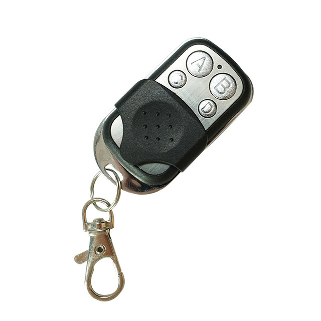 433M Wireless Copy-on-copy Remote Control Universal Compatible for Roller Shutter Door Electric Garage Door Metal Four-key Door