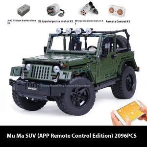 Mould King13124 Wrangler Off-Road <b>Vehicle</b> Building Block <b>Toy</b> Car Plastic Remote Control Power Set Model <b>Toy</b> for Kids - Product Image 2