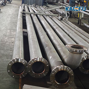 Stainless <strong>Steel</strong> Industrial <strong>Pipe</strong> Stainless <strong>Steel</strong> Welded <strong>Pipe</strong> Sus304 25a Pipas Oval Hard Tube Industrial Exhaust Sewage Treatment - Product Image 5