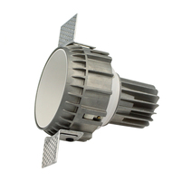 Spot encastré LED COB rond sans bordure Mr16 10W, éclairage encastré pour plafond intérieur, orientable