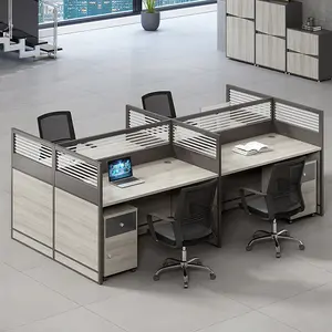 कार्यालय कक्ष वर्कस्टेशन कार्यालय विभाजन कार्य केंद्र के लिए कंप्यूटर कार्यालय कार्य केंद्र डेस्क 2 व्यक्ति
