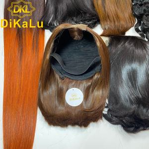 Peluca de Cabello Humano Virgen Brasileño con Cutícula Alineada, Ondas Suaves, Color Personalizado, Liso Extremo, con Encaje Frontal HD, Precio Mayorista - Product Image 1