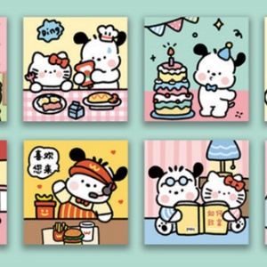 Etiquetas Adhesivas Redondas de PVC Impermeables Personalizadas para Año Nuevo, Impresión Resistente a los Rayos UV, Diseño Holográfico, 100 Unidades, Etiqueta Publicitaria - Product Image 5