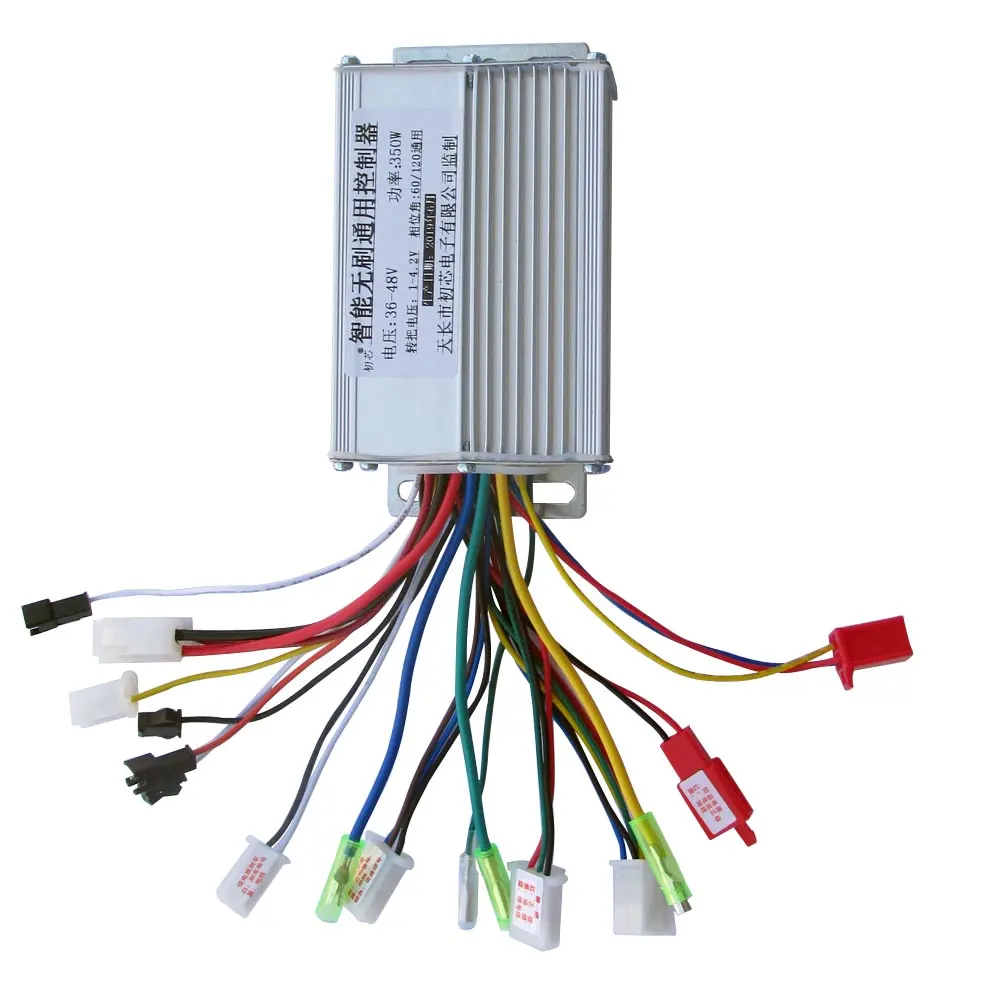 Elektrische Fiets Borstelloze Dc Motor Controller 36V/48V 350W Voor Elektrische Fiets E-Bike Scooter elektrische Fiets Accessoires