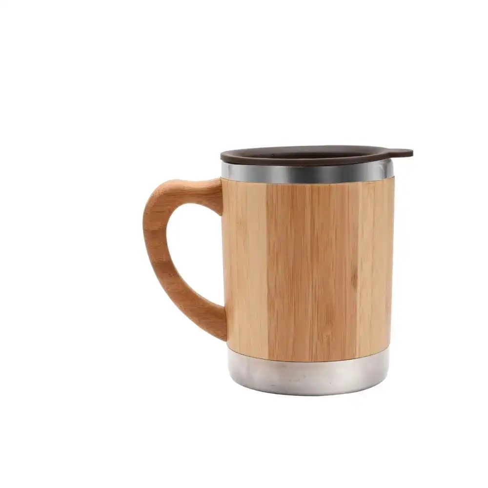Nieuwe Vaderdag Land Stijl Hergebruik Groothandel Custom Printable Bamboe Reizen Koffie Cup Bamboe