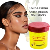 Gel coiffant écologique, huile d'olive professionnelle, contenance maximale de 8 oz pour tous types de cheveux, capacité de 473ml