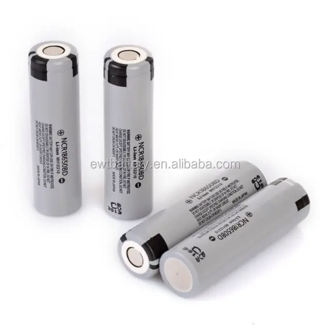 li-ion 18650 3.7v 2600mAh rechargeable batteries