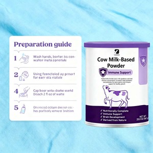 Sữa bột bò nguyên chất bổ sung lợi khuẩn Omega-3 hỗ trợ phát triển miễn dịch và thể chất cho trẻ sơ sinh - Product Image 5