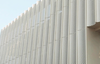 Site Web d'achat en ligne Alibaba, design moderne, panneau de façade en métal perforé, revêtement pour décoration extérieure
