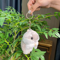 Super mignon petit hamster en peluche, pendentif, jouet en peluche, cadeau, porte-clés, pendentif de sac, vente en gros, modèle HT, logo personnalisé