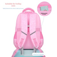 Nouveau sac d'école en nylon Oxford pour filles, élèves du primaire, classes 16, sac à dos léger anti-douleur dorsale, grande capacité