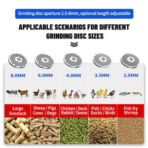 Granulateur agricole ménage petit 220V poisson poulet porc volaille alimentation animale granulés Machines de traitement <span class=keywords><strong>prix</strong></span> bon marché - Product Image 5