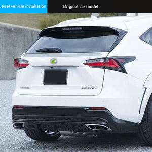 Adecuado para <span class=keywords><strong>Lexus</strong></span> NX200 200T <span class=keywords><strong>300H</strong></span> F Sport 15-17, modelo AIM modificado, alerón lateral pequeño de fibra de carbono para el guardabarros trasero. - Product Image 3