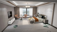 Fabrication fournie Tapis de conception moderne Hôtel de luxe 5 étoiles Couloir Hall Axminster Tapis mur à mur