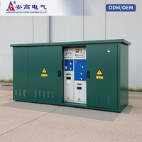 ANGAO ODM OEM YBW – Nouvelle station de transformateur préfabriquée de type boîtier avec ATS et double alimentation pour projets d'aéroports